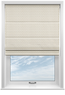 Ariel, Linen - Twist&Fit Roman Blind
